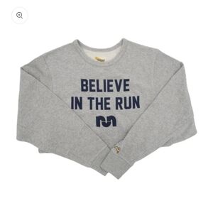 Believe x Tracksmith crew sweatshirt